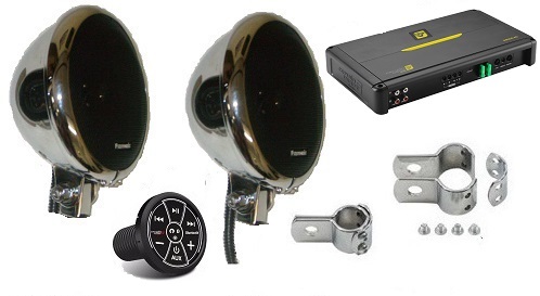 Ultra Platinum 5.25" Chrome Motorcycle Speaker System CLOSEOUT SPECIAL
